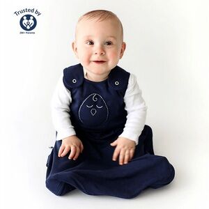 Nested Bean Navy Blue Baby Sleeping Bag